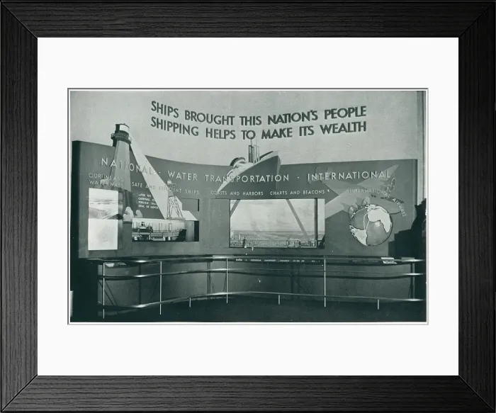 Framed Print : Transportation And Communication Exhibit, New York Framed Print : Transportation And Communication Exhibit, New York