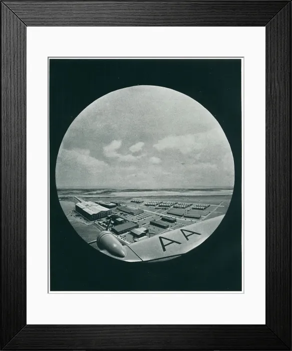 Framed Print : New York World's Fair, Langley Field Diorama Framed Print : New York World's Fair, Langley Field Diorama