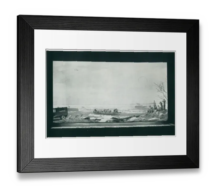 Framed Print : New York World's Fair, Coast Guard Diorama Framed Print : New York World's Fair, Coast Guard Diorama