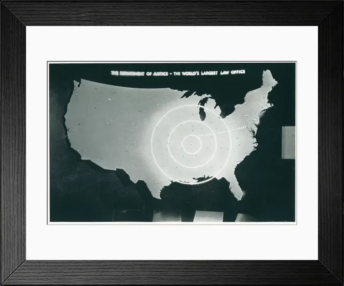 Framed Print : New York World's Fair, Animated U.S. Map Framed Print : New York World's Fair, Animated U.S. Map