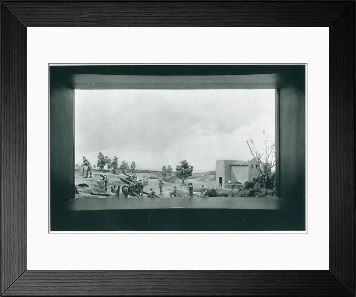 Framed Print : New York World's Fair, Field Artillery Diorama Framed Print : New York World's Fair, Field Artillery Diorama