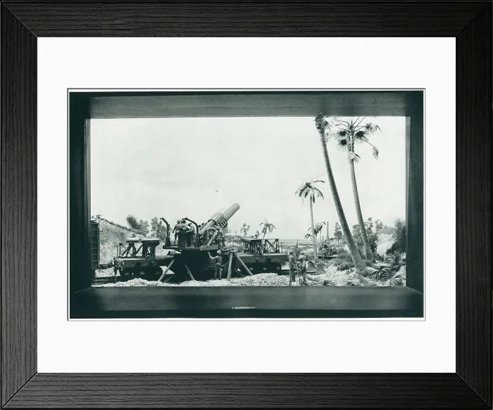 Framed Print : New York World's Fair, Coast Artillery Diorama Framed Print : New York World's Fair, Coast Artillery Diorama