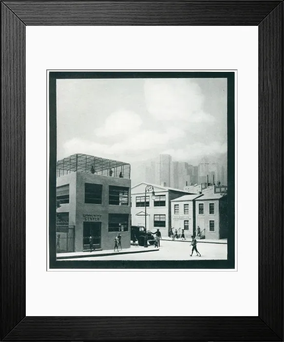 Framed Print : New York World's Fair, Child Welfare Diorama Framed Print : New York World's Fair, Child Welfare Diorama