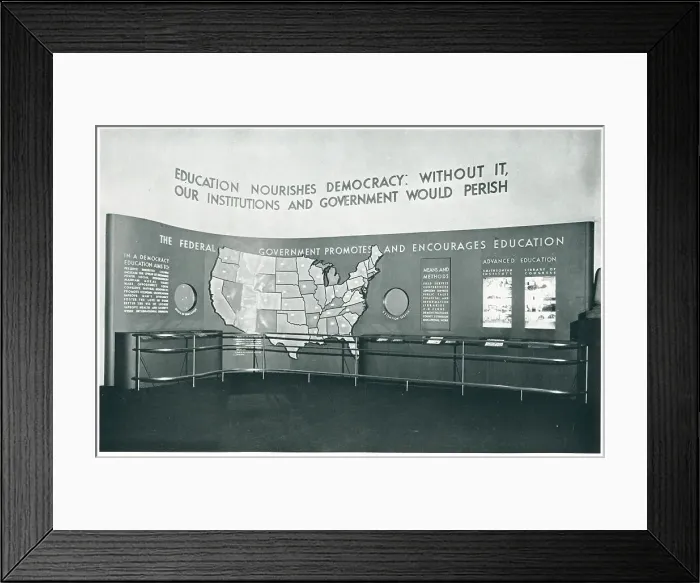 Framed Print : New York World's Fair, Education, Art & Recreation Framed Print : New York World's Fair, Education, Art & Recreation