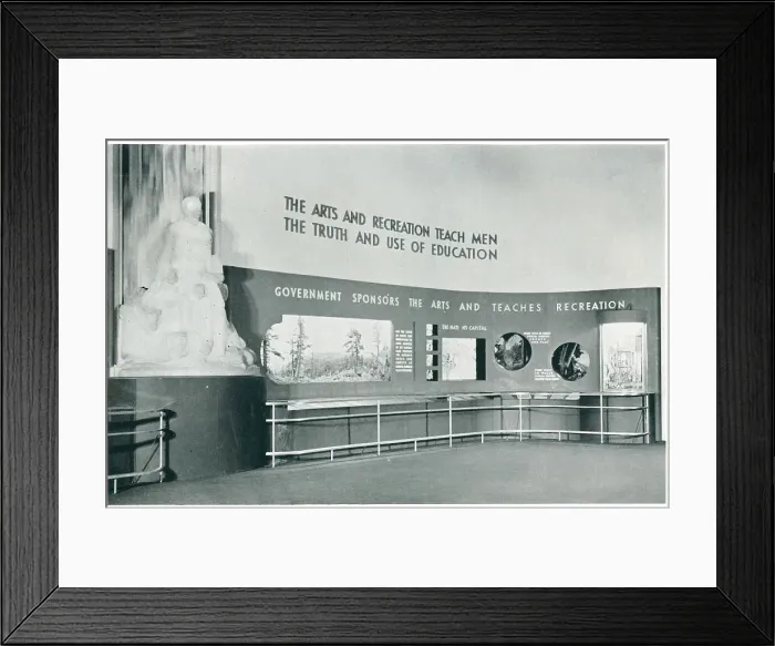 Framed Print : New York World's Fair, Education, Art & Recreation Framed Print : New York World's Fair, Education, Art & Recreation