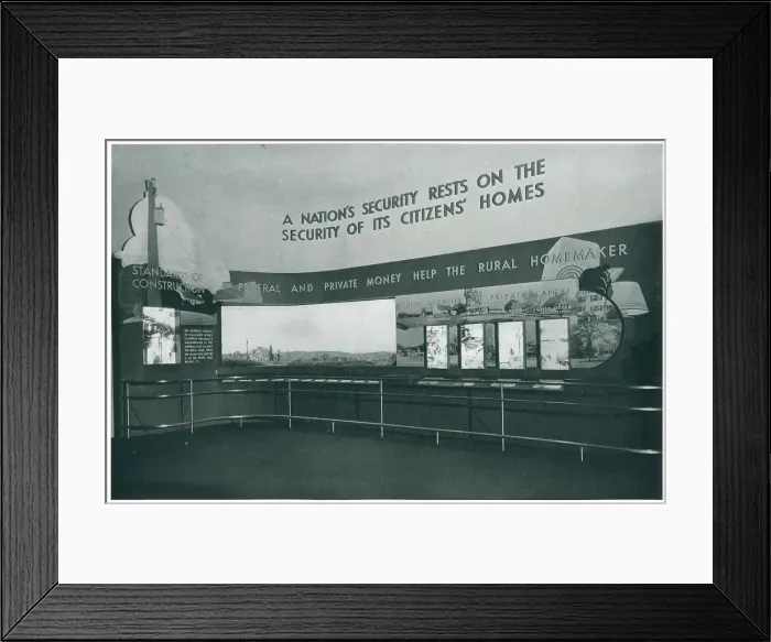 Framed Print : New York World's Fair, Shelter Framed Print : New York World's Fair, Shelter