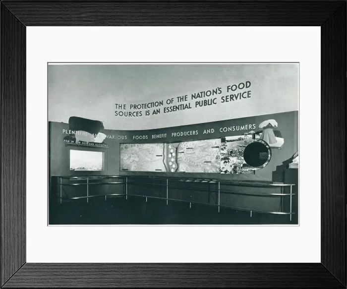 Framed Print : New York World's Fair, Food Theme Framed Print : New York World's Fair, Food Theme