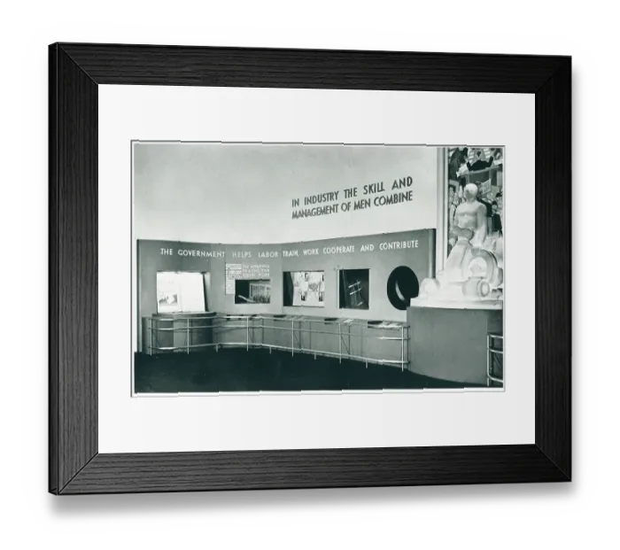 Framed Print : New York World's Fair, Industry Theme Framed Print : New York World's Fair, Industry Theme