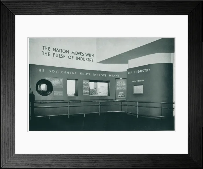 Framed Print : New York World's Fair, Industry Theme Framed Print : New York World's Fair, Industry Theme