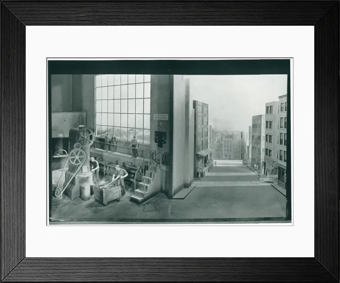 Framed Print : New York World's Fair, Labor Standards Diorama Framed Print : New York World's Fair, Labor Standards Diorama
