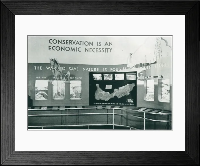 Framed Print : New York World's Fair, Conservation Framed Print : New York World's Fair, Conservation