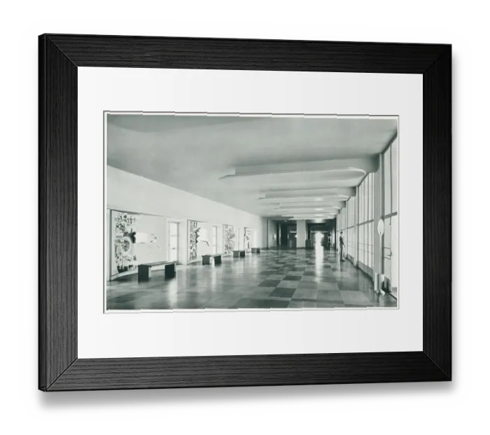 Framed Print : New York World's Fair, The Foyer Framed Print : New York World's Fair, The Foyer