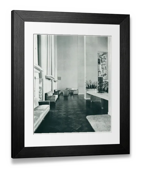 Framed Print : New York World's Fair, Reception Room Framed Print : New York World's Fair, Reception Room