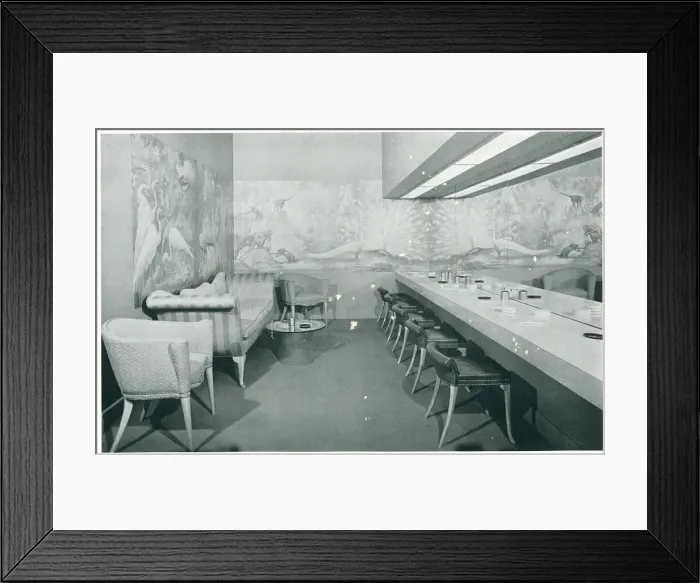 Framed Print : New York World's Fair, Powder Room Framed Print : New York World's Fair, Powder Room