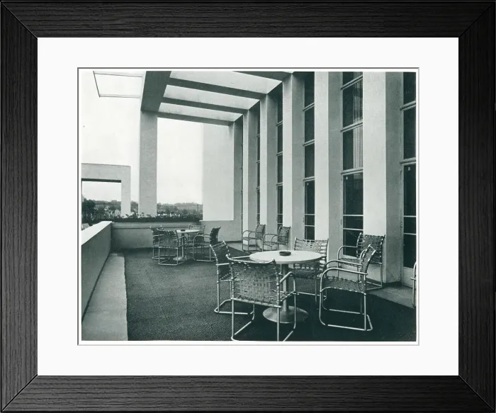 Framed Print : New York World's Fair, Dining Room Terrace Framed Print : New York World's Fair, Dining Room Terrace