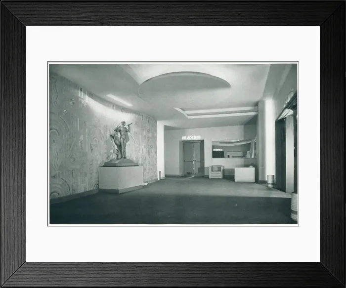 Framed Print : New York World's Fair, Theatre Foyer Framed Print : New York World's Fair, Theatre Foyer
