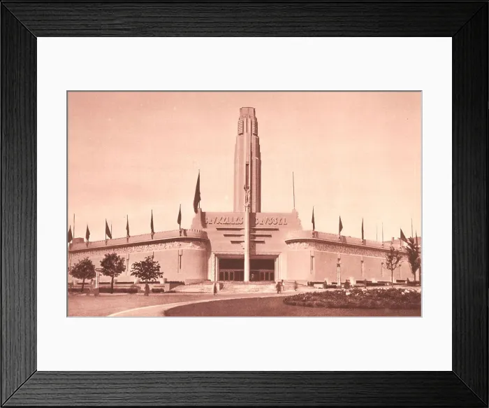 Framed Print : Brussels Expo 1935, Brussels Pavilion Framed Print : Brussels Expo 1935, Brussels Pavilion