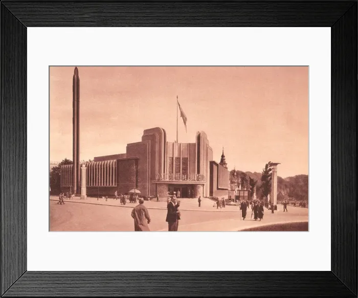 Framed Print : Brussels Expo 1935, Luxembourg Pavilion Framed Print : Brussels Expo 1935, Luxembourg Pavilion