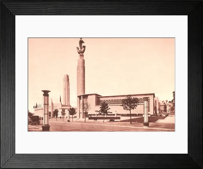 Framed Print : Brussels Expo 1935, Paris Pavilion Framed Print : Brussels Expo 1935, Paris Pavilion