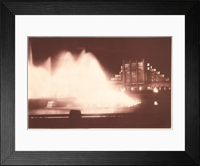 Framed Print : Brussels Expo 1935, Great Fountains Framed Print : Brussels Expo 1935, Great Fountains