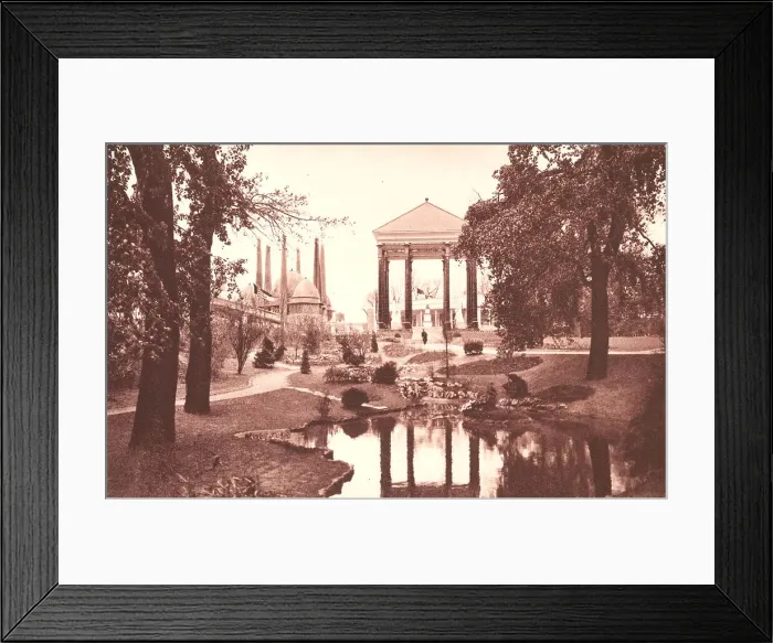 Framed Print : Brussels Expo 1935, Park Corner Framed Print : Brussels Expo 1935, Park Corner