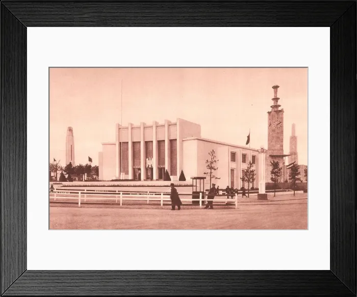 Framed Print : Brussels Expo 1935, Romanian Pavilion Framed Print : Brussels Expo 1935, Romanian Pavilion