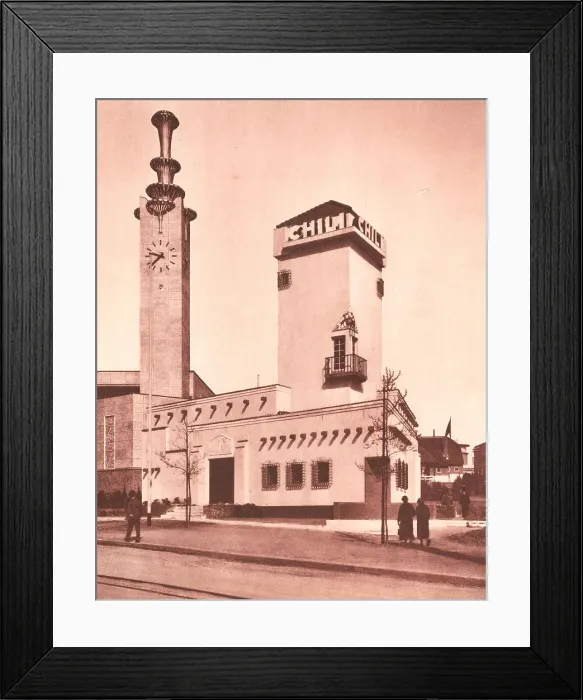 Framed Print : Brussels Expo 1935, Pavilion Of Chile Framed Print : Brussels Expo 1935, Pavilion Of Chile