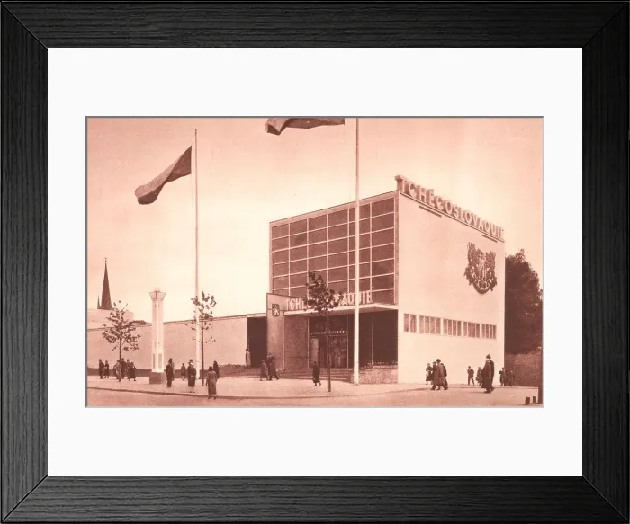 Framed Print : Brussels Expo 1935, Pavilion Of Czechoslovakia Framed Print : Brussels Expo 1935, Pavilion Of Czechoslovakia