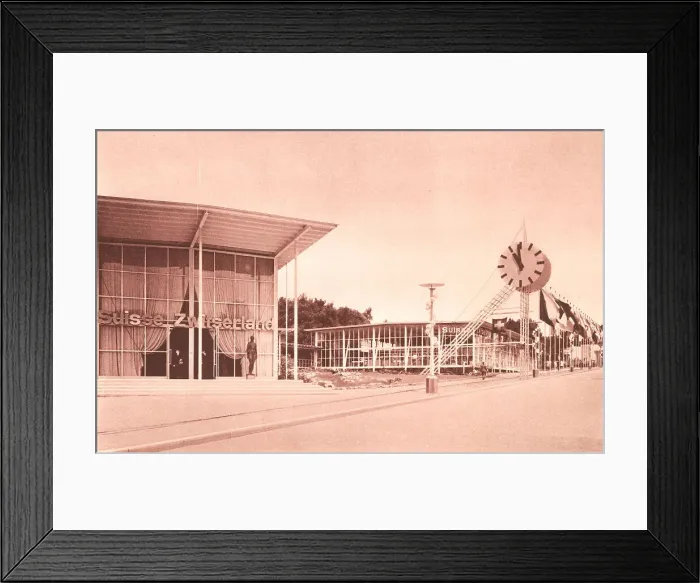 Framed Print : Brussels Expo 1935, Pavilion Of Switzerland Framed Print : Brussels Expo 1935, Pavilion Of Switzerland
