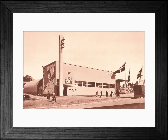 Framed Print : Brussels Expo 1935, Pavilion Of Denmark Framed Print : Brussels Expo 1935, Pavilion Of Denmark