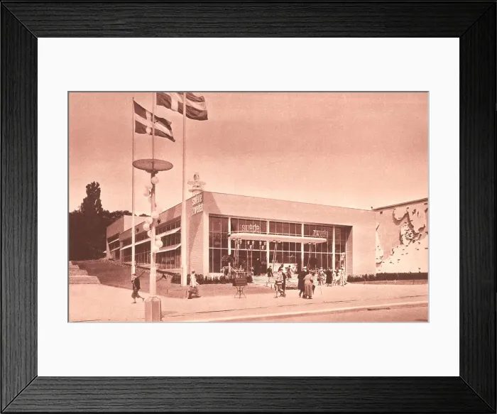 Framed Print : Brussels Expo 1935, Pavilion Of Sweden Framed Print : Brussels Expo 1935, Pavilion Of Sweden