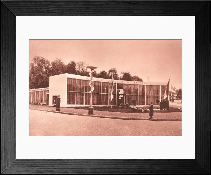 Framed Print : Brussels Expo 1935, Pavilion Of Austria Framed Print : Brussels Expo 1935, Pavilion Of Austria