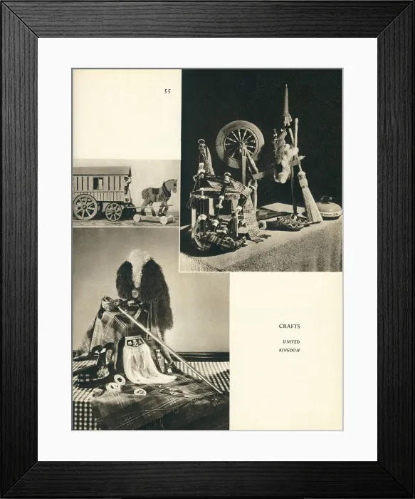 Framed Print : Traditional Scottish Crafts Framed Print : Traditional Scottish Crafts