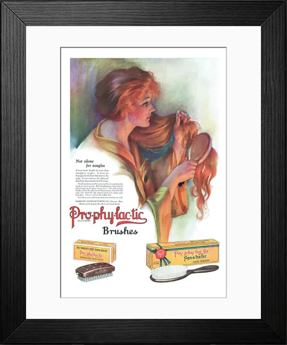 Framed Print : Pro-phy-lac-tic Brushes Framed Print : Pro-phy-lac-tic Brushes