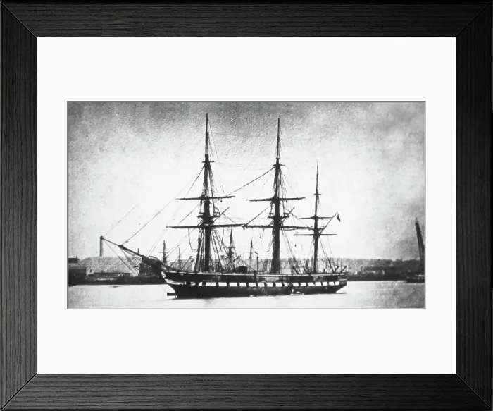 Framed Print : HMS Severn, Royal Navy in 1865 Framed Print : HMS Severn, Royal Navy in 1865