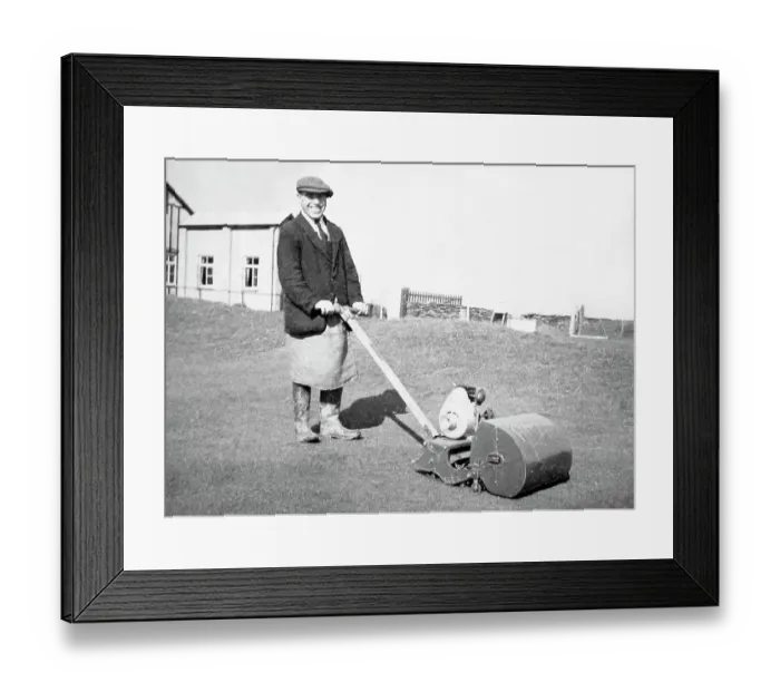 Framed Print : Pegasus lawnmower, probably 1920s Framed Print : Pegasus lawnmower, probably 1920s