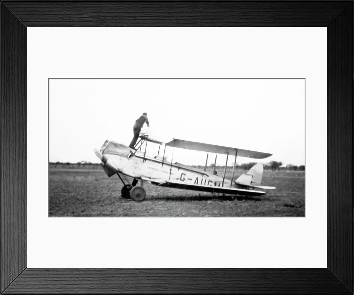 Framed Print : Rev. Leonard Daniels, the Flying Parson Framed Print : Rev. Leonard Daniels, the Flying Parson