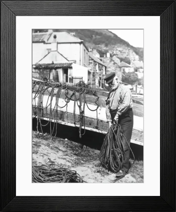 Framed Print : Fisherman, Runswick Bay Framed Print : Fisherman, Runswick Bay