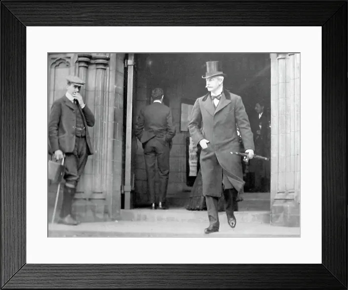Framed Print : Right Hon George Wyndham, Edinburgh University, in 1907 Framed Print : Right Hon George Wyndham, Edinburgh University, in 1907