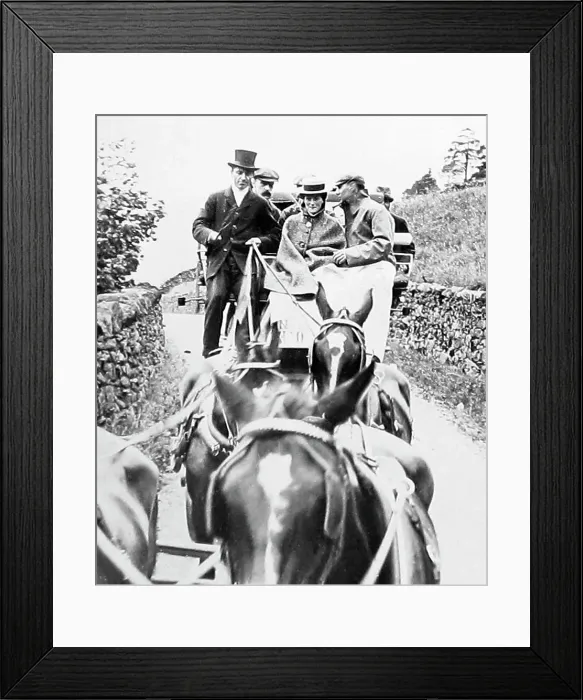 Framed Print : Tourist excursion to Kirkstone Pass, Lake District Framed Print : Tourist excursion to Kirkstone Pass, Lake District