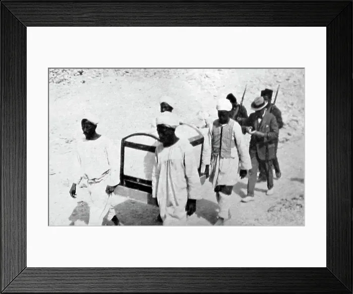 Framed Print : Howard Carter - artifacts removed from tomb of Tutankhamen Framed Print : Howard Carter - artifacts removed from tomb of Tutankhamen
