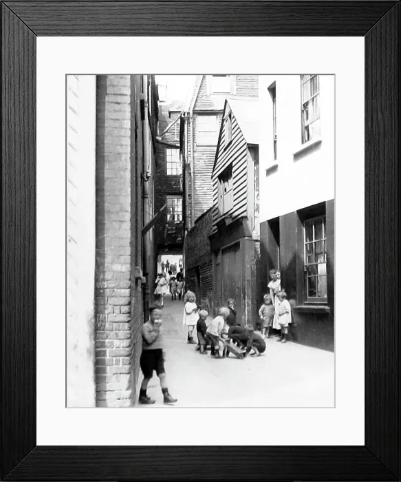 Framed Print : Post Office Lane, Hastings Framed Print : Post Office Lane, Hastings