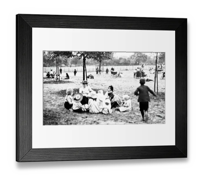 Framed Print : A Slum Nurse, St. James's Park, London Framed Print : A Slum Nurse, St. James's Park, London