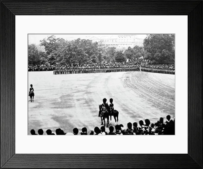 Framed Print : Queen Victoria's Birthday Parade, Horse Guards Parade Framed Print : Queen Victoria's Birthday Parade, Horse Guards Parade