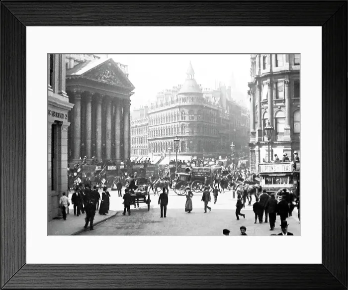 Framed Print : The Mansion House and Cheapside, London Framed Print : The Mansion House and Cheapside, London