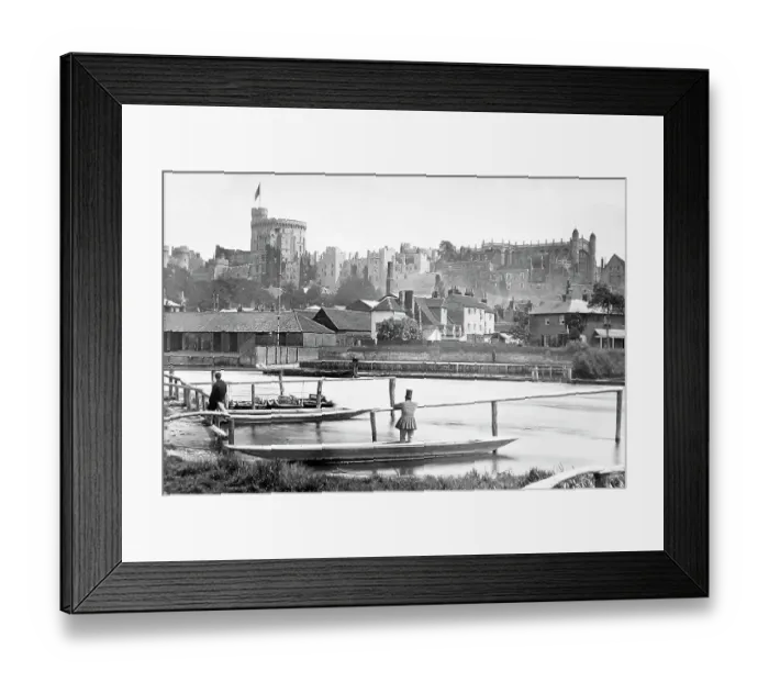 Framed Print : Windsor ferry, River Thames Framed Print : Windsor ferry, River Thames