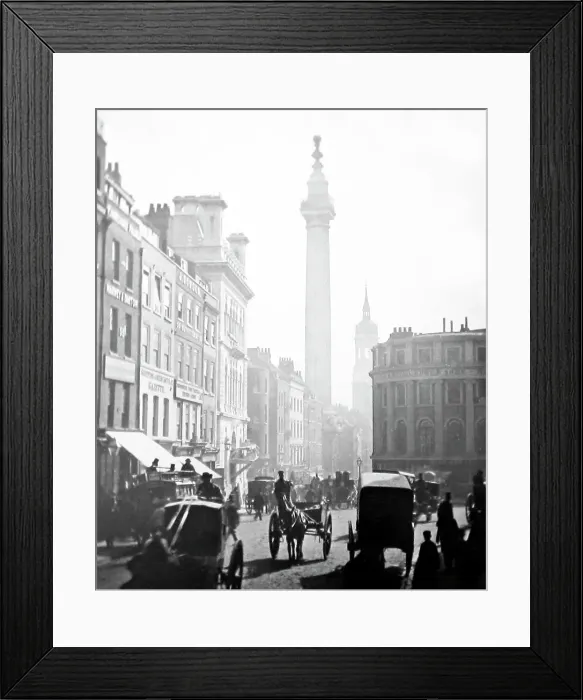 Framed Print : The Monument, London Framed Print : The Monument, London