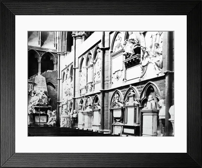Framed Print : Poets Corner, Westminster Abbey, London Framed Print : Poets Corner, Westminster Abbey, London