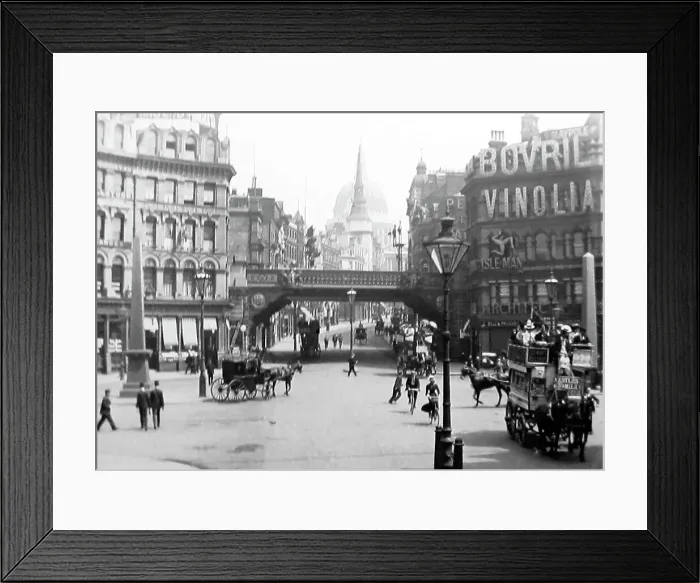Framed Print : Ludgate Circus, London Framed Print : Ludgate Circus, London