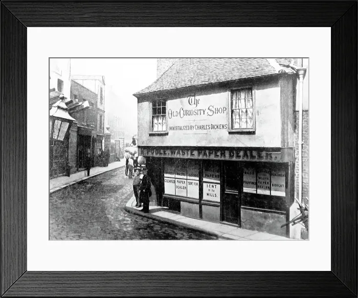 Framed Print : The Old Curiosity Shop, London Framed Print : The Old Curiosity Shop, London